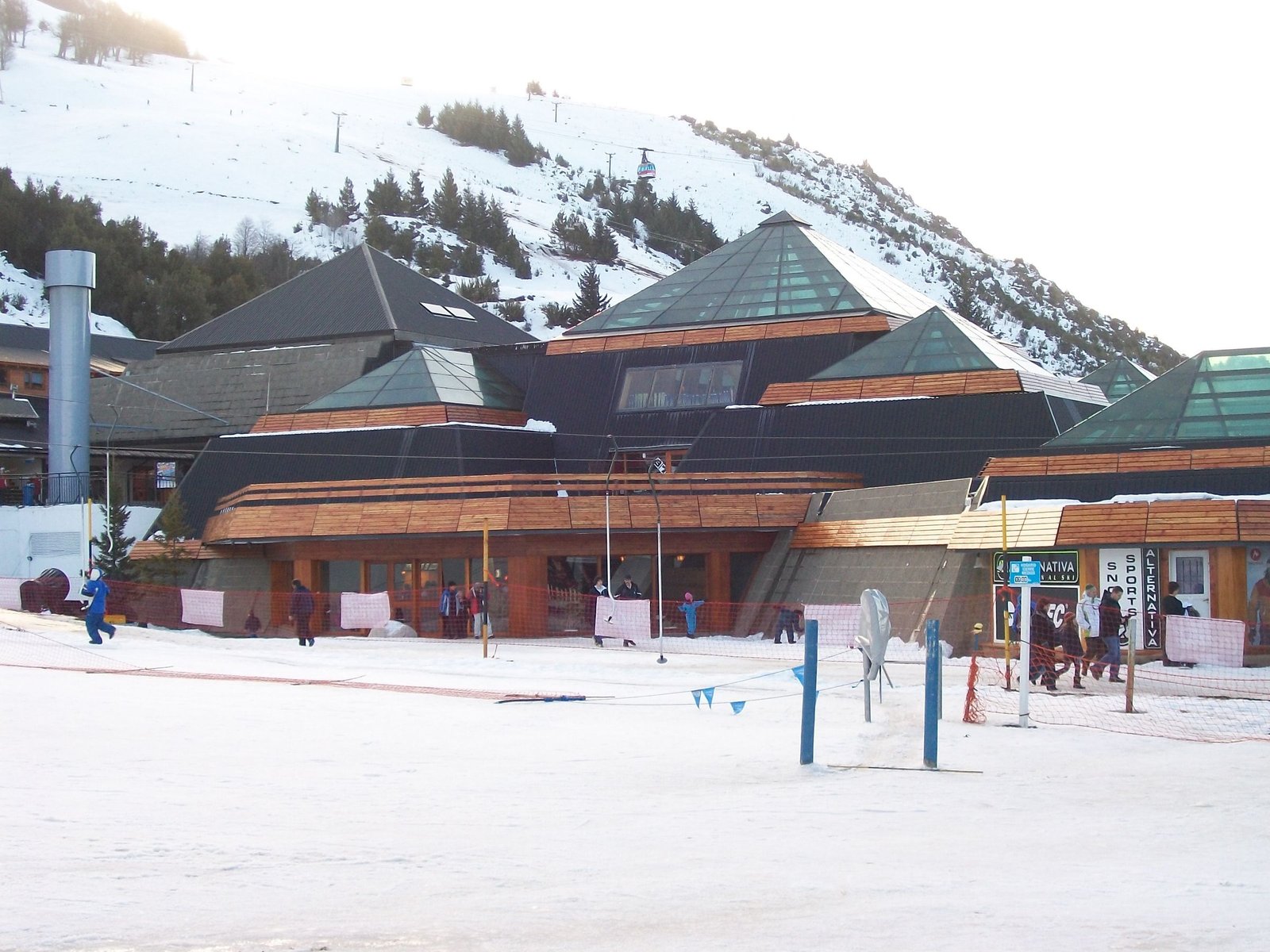 La base del Cerro Catedral en Bariloche
