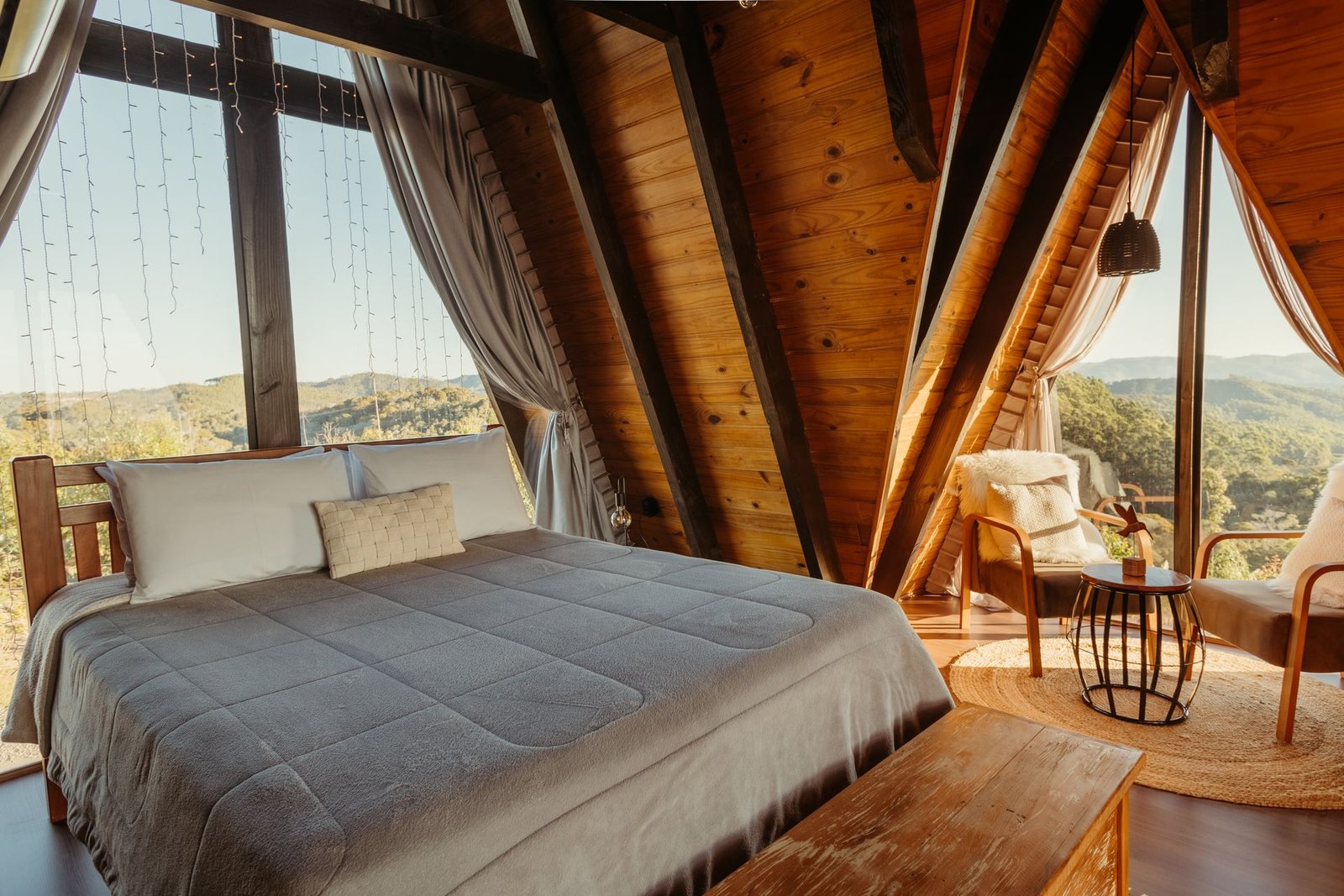 Habitación Standard con cama queen y vista al jardín